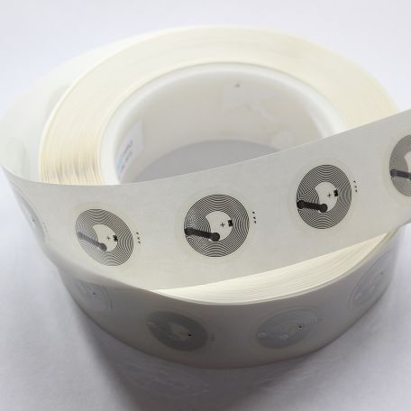 NFC Sticker diameter 25mm (13.56 MHz - Ultralight ) Transparent
