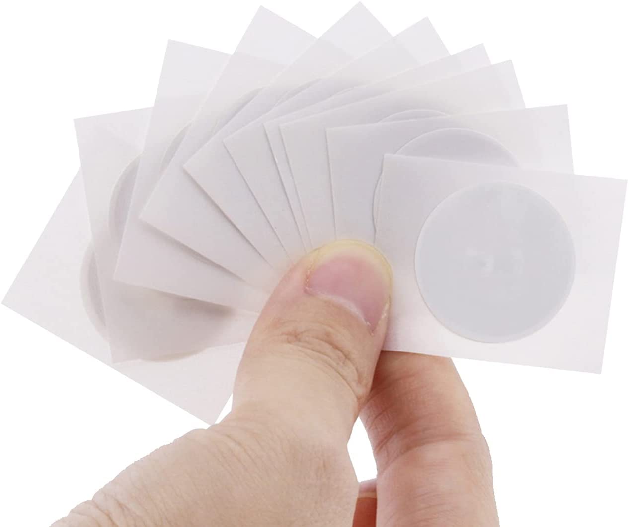 NFC Sticker 25 mm Round Ultralight (f08 213) white stickers