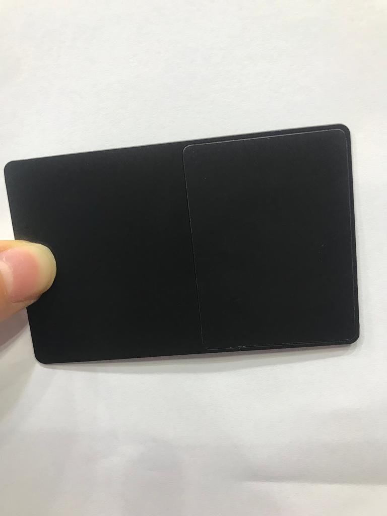 NFC Egypt Metal NFC Business Card  model 215  stainless steel Black matt with slot